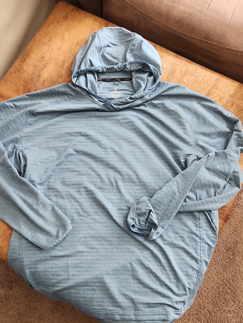 Kuhl Quickdry Hoodie Blue Size XXL